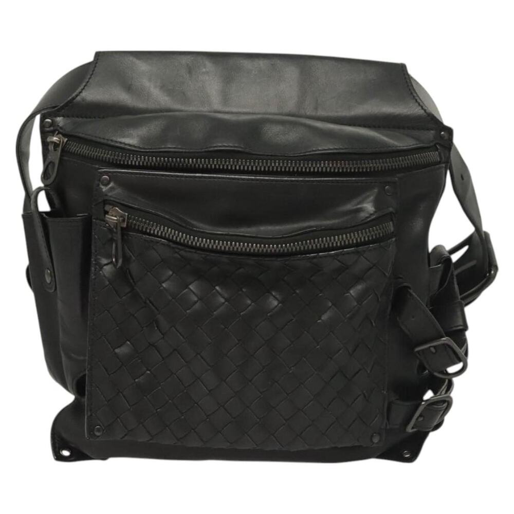 Bottega Veneta Intrecciato Waist Bag Black